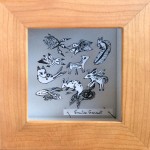 Émilie Garant
Bestiaire
10,5 x 10,5 cm (incluant l'encadrement)
2017